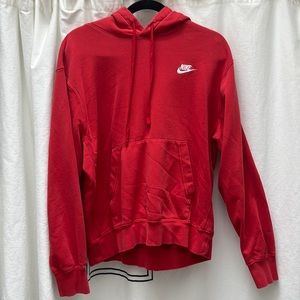 Red nike hoodie